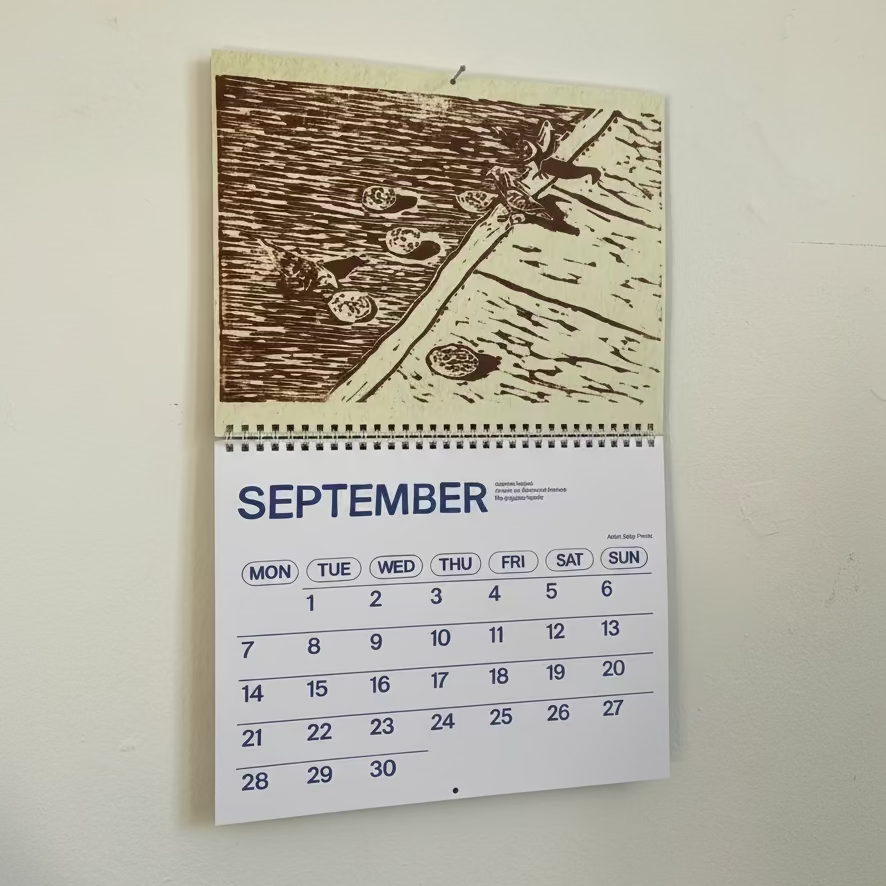 Scenes through the seasons calendar 2026