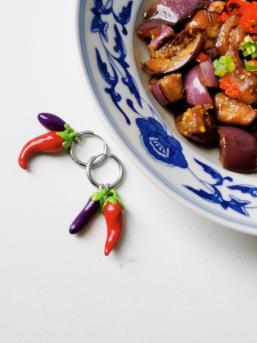 hot pepper earrings