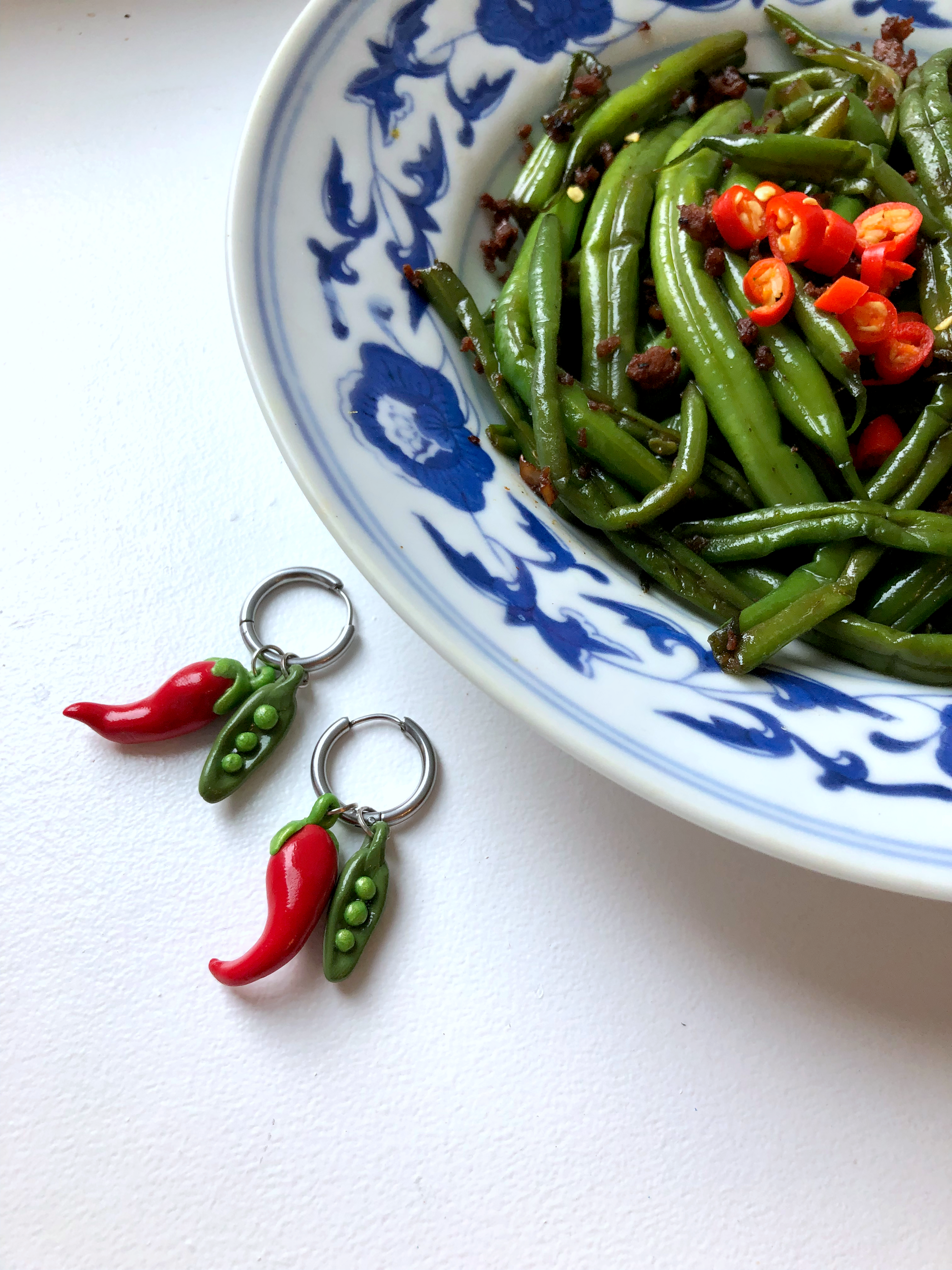 hot pepper earrings